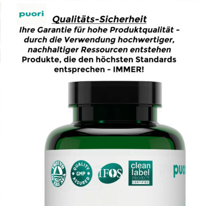 Puori M3 Magnesium 120 Kapseln - Magnesium+Zink+Vitamin B6-100% Vegan – Bild 2